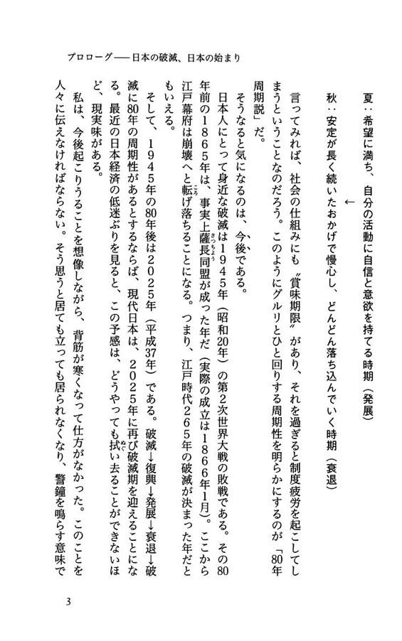 日本は80年周期で破滅する