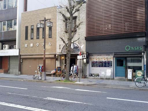 末広町で焼失を免れた2棟:佐藤タオルさんと北隣のショップ