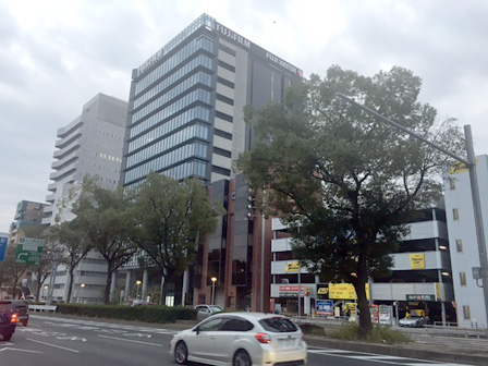 名古屋合唱団跡地、現在は自走式駐車場ビル