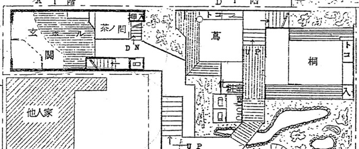 料理部一階平面図